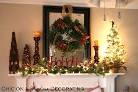 For an easy fireplace mantel decorating idea, hang a mirror in the middle and a sconce on either side. 50 Christmas Holiday Mantel Decoration Ideas