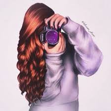 Girl In Photography Oxox Curly Hair Love Girly Things Beautiful Girl Drawing Digital Art Girl Cute Girl Drawing