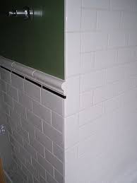 It can be used at a corner molding line, in two planes. Ending Chair Rail At An Outside Corner Ceramic Tile Advice Forums John Bridge Ceramic Tile