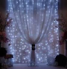 Diy Strings Of Mini Lights Attached To A Rod Behind Sheer Fabric Beautiful By Gothic Princess Wall Of Light Lights Decor