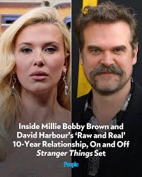 🔗: bit.ly/48WpNDt There is more than a decade of history between Stranger  Things costars Millie Bobby Brown and David Harbour. The actors met