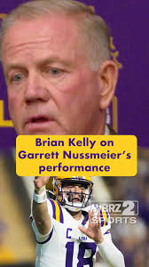 LSU Head Coach Brian Kelly evaluates Garret Nussmeier's performance in this  past Saturday's game against South Carolina, Read more in the comments