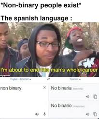 No binario es un término general para cualquier persona que no se identifique exclusivamente con al igual que un genderqueer, alguien con un género no binario puede ser andrógino, intergénero o. Non Binario Comedyhomicide
