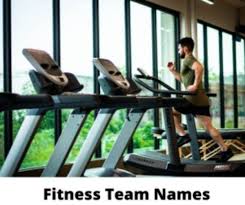 fitness team names ideas cool funny
