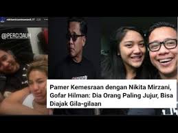 Gofar berkata jika hubungannya dengan putri tanjung terus berlanjut, maka. Nikita Mirzani Di Pacari Gofar Hilman Penyiar Yang Juga Mantan Pacar Putri Tanjung Youtube
