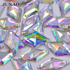 Juano 18 30mm Sewing Ab Crystals Flatback Rhinestone Sew On Strass Crystals Stones Rhombus Acrylic Gems F Crafts With Pictures Stones And Crystals Acrylic Gems