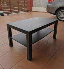 Separate shelf for magazines, etc. Ikea Lack Coffee Table Black Brown Home Furniture Furniture On Carousell