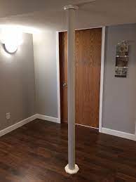 Do your unsightly support poles diminish the beauty of your finished basement? Lally Column Cover Ideas Pole Wrap Photo Galleries Lally Column Cover Lally Columns Column Cover Ideas