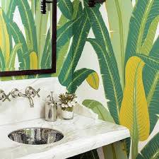 Silahkan kunjungi postingan banana leaf wallpaper bathroom untuk membaca artikel selengkapnya dengan klik link di atas. Palm Leaf Wallpaper Design Ideas
