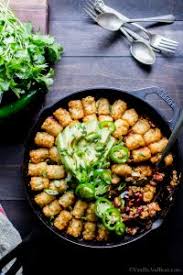 Jul 21, 2021 · if you think casseroles aren't the most exciting dinner option, think again: Vegetarian Chili Tater Tot Hotdish Vanilla And Bean