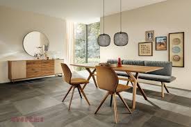 Esstisch mit 1 bank und 4 stühlen, dunkles holz inkl. Anrei Esszimmer Listo In Astnuss Natur Geolt Mobel Letz Ihr Online Shop