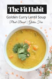 Golden Lentil Soup Recipe Low Carb 21 Day Fix Approved Recipe In 2020 Lentil Curry Curried Lentil Soup Lentil Soup