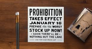 PROHIBITION: 1920 - 1933 - Letters and Liquor