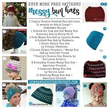 Please feel free to sell finished items made from my patterns and a link back to www.thepurpleponcho.com for pattern credit would be most appreciated. Even More Free Patterns For Messy Bun Hats Oombawka Design Crochet
