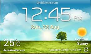 Some say that this consumes a lot of your battery. Download Galaxy S4 Weather Widget For Android Islamicever