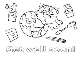 Get well soon coloring pages. Get Well Soon 8 Coloring Page Free Printable Coloring Pages For Kids