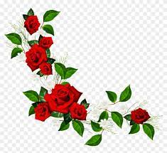Find Hd Rose Frame Border Png Red Flower Frame Png Transparent Png To Search And Download More Free Transpa Flower Frame Png Flower Frame Flower Border Png