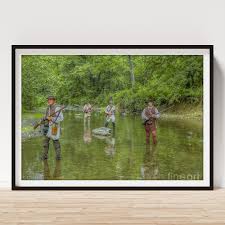On Patrol with Wulff's Rangers Junita Crossing Art Print by Randy Steele