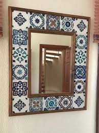 Pin By Fabiola Rios On مرايات Diy Mirror Wall Decor Home Decor Furniture Tile Crafts
