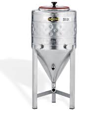242 x 395 jpeg 46kb. Speidel 30l Stainless Steel Conical Jacketed Fermenter