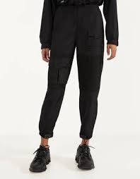 Mock Croc Faux Leather Belt Bag Sale Up To 50 Off Bershka Spain In 2020 Joggers Trousers Cool Outfits