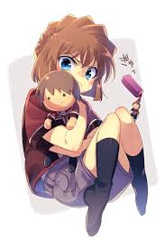 haibara ai and higo ryuusuke (meitantei conan) drawn by echo_(circa) | Danbooru