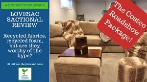 Lovesac Sactional Bundle Review Costco Roadshow Bundle Youtube