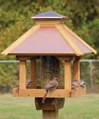 Woodlink Large Coppertop Gazebo Bird Feeder Kus Evi Kus Yuvasi Kus