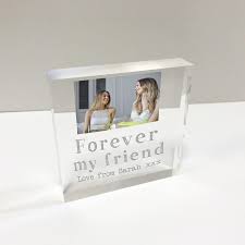 Personalised Glass Token Engraved