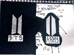 Bts band is also known as the bangtan boys, it is easy and simple to draw bts band logo drawing step by step. My Drawing Of Bts New Logo Army S Amino