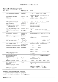 Maybe you would like to learn more about one of these? Mix Design Form Form Studocu