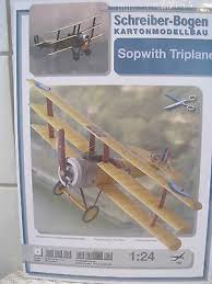 Der betreiber des flugzeugs ist die saratow airlines. Fokker Dr I Flugzeug Schreiber Bogen Kartonbausatz Neu Bastelbogen Modellbau Modellbausatze