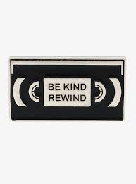 Be Kind Rewind Vhs Tape Enamel Pin Vhs Vhs Tapes Rewind
