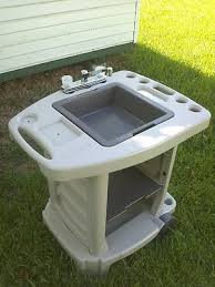 portable outdoor sink garden camp
