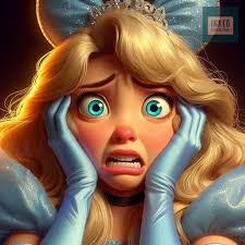 Disney princess/Tim Burton mash-up ✨️🍄