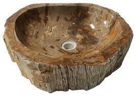 Click here to view hubbard basin, contact mining district, elko co., nevada, usa. Rustic Natural Petrified Wood Stone Unique Bathroom Vessel Sink Natural Stone Rustic Bathroom Sinks By Directsinks Houzz