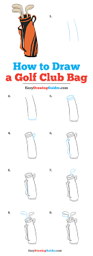 How to draw a golf club bag really easy drawing tutorial. How To Draw A Golf Club Bag Really Easy Drawing Tutorial Golf Drawing Drawing Tutorial Easy Golf Painting