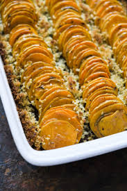 Sweet Potato And Shallot Casserole With Fennel Seed Recipe Sweet Potato Potato Dishes Sweet Potato Casserole