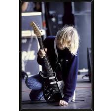 East Urban Home Kurt Cobain Guitar Framed Graphic Art Print Poster Wayfair Nirvana Kurt Cobain Kurt Cobain Nirvana Guitar