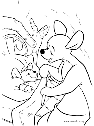 Pooh bear, eeyore, kanga, piglet, rabbit, owl, tigger and christopher robin. Winnie The Pooh Colouring Pages Coloring Home