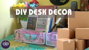 Menggunakan buku panduan guru yang. Keren Ide Kreatif Dekorasi Meja Kerja Dari Kardus Bekas Diy Desk Decor Youtube