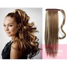 Remy hair is the highest quality human hair on the market. Clip In Ponytail Wrap Hair Extensions 24 Inch Straight Dark Brown Blonde Hair Extensions Sale