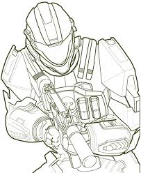 Free Printable Halo Coloring Pages For Kids Halo Drawings