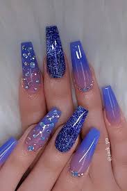 Faux nails caboodles® pucker pops tech view all in tech cases. 23 Blue Ombre Nails And Ideas We Re Trying Asap Page 2 Of 2 Stayglam
