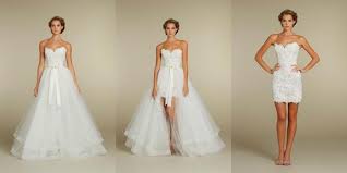 From Wedding Ceremony To Reception Ivory Alencon Lace Mini Wedding Dress Converts From A Full Length Gown To A L Mini Wedding Dresses Wedding Dresses Dresses