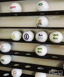 Logo Golf Ball Display Cases By Alu Design Made In Usa Aircraft Grade Aluminum Anodized With Carbo Golf Ball Displays Golf Club Crafts Golf Ball Display Case