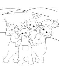 Teletubbies Coloring Page From Teletubbies Paint Sparkles App Cute Coloring Pages Coloring Books Teletubbies