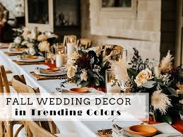 The flatware is a mix of vintage french hotel silverware, creating an eclectic aesthetic. Top Fall Wedding Decor Ideas With Trending Colors Seasonal Elements Elegantweddinginvites Com Blog