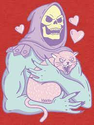 Skeletor S Cat Tri Blend T Shirt By Valexn Skeletor Crazy Cats My Spirit Animal
