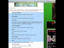 Retrouvez tous les codes et astuces du jeu guitar hero : Guitar Hero World Tour Cheats Youtube